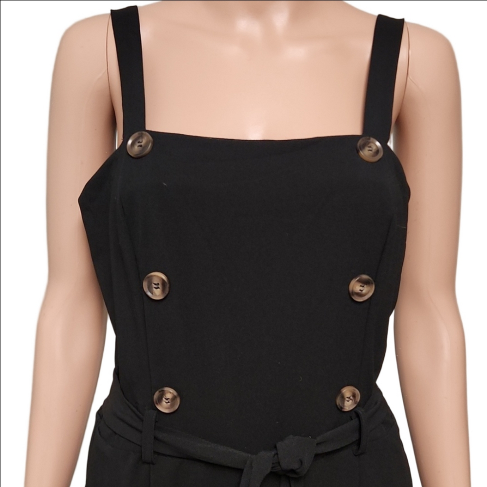 Have Black Buttoned Jumpsuit - Picture 2 of 3